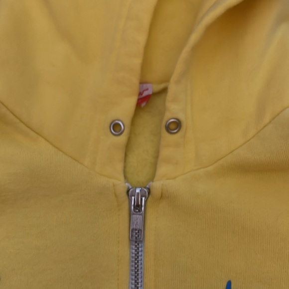 Moose jaw yellow hoodie jacket - Picture 2 of 4